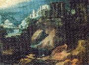 Paul Bril Landschaft mit Sibyllentempel oil painting reproduction